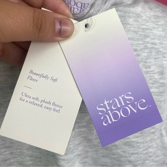 Stars Above- Heather Grey Crewneck - Picture 3 of 7